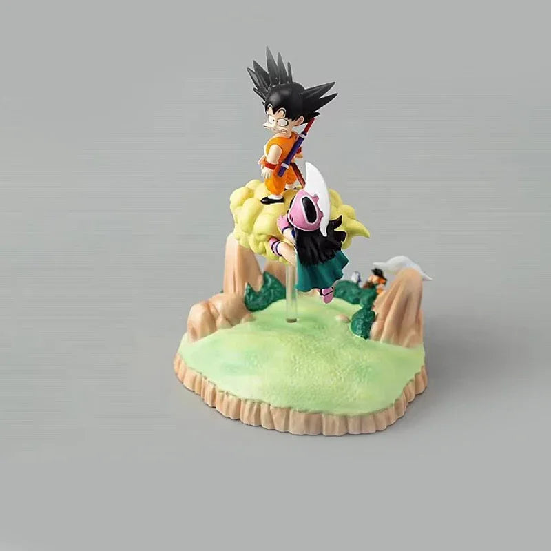 EZ Anime Dragon Ball Figures Goku Figurine Chichi Action Figure Dbz Pvc Statue Cute Doll Gk Collectible Model Decoration Toys Gifts