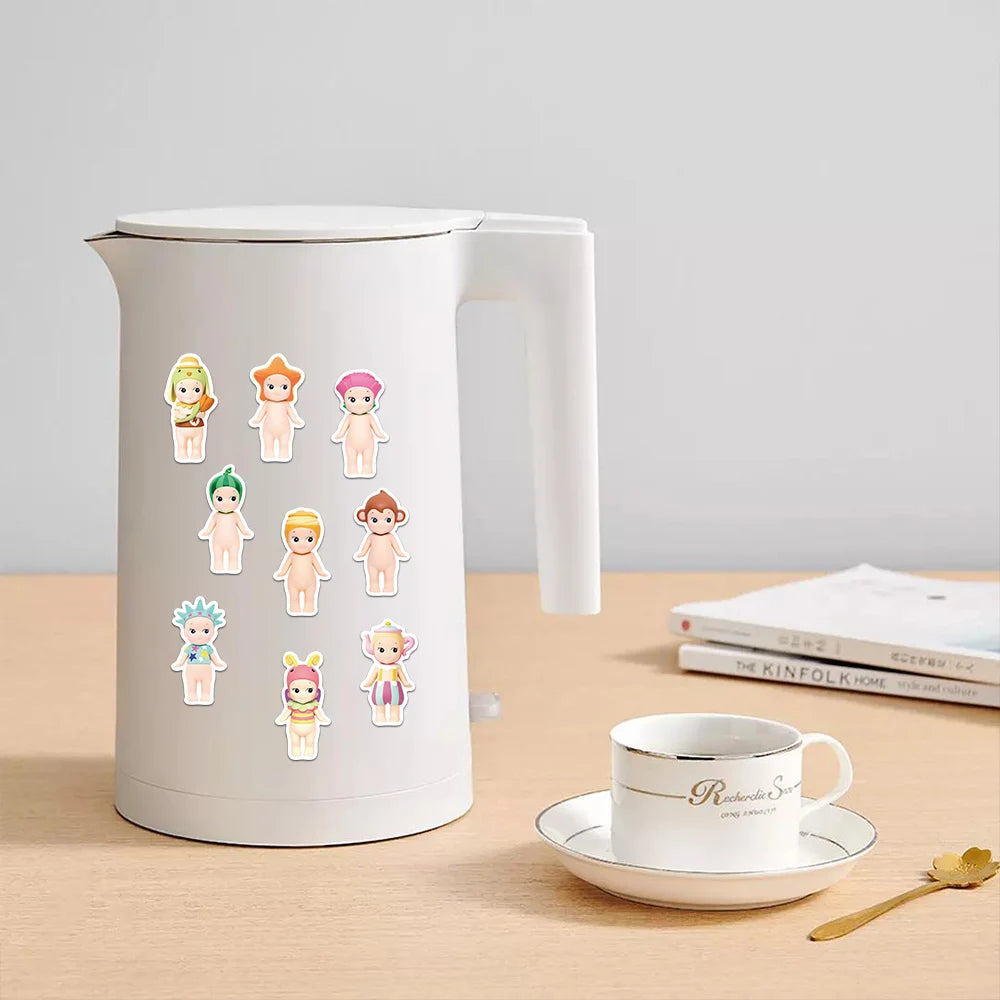 EZ 50PCS Cute Sonny Angle Creative Stickers Cartoon DIY Skateboard Phone Case Laptop Waterproof Cool Sticker Decals Toy