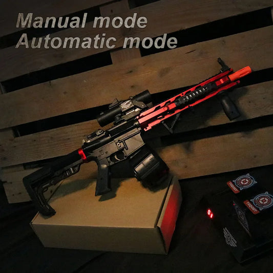 EZ M4 Electric Gel Ball Blaster Toys, Manual/Automatic Eco-Friendly Splatter Ball Blaster