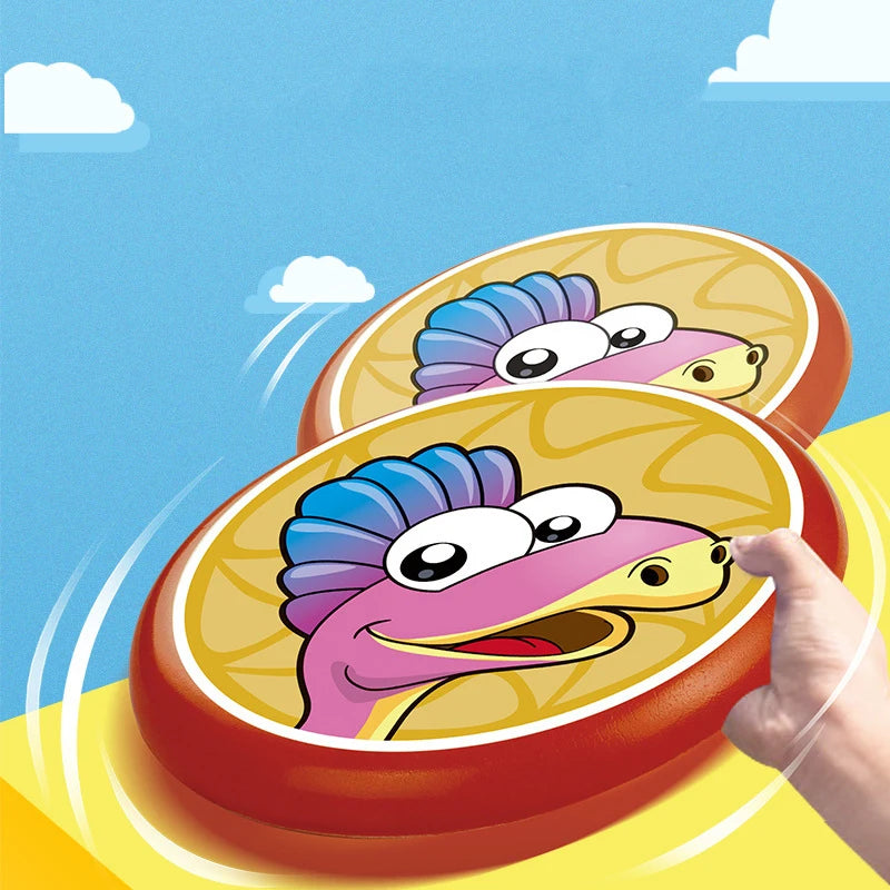 EZ Children's Soft Foam PU Flying Disk Professional Flying Saucer Outdoor Sports Hand Throwing Toy Parent-Child Interaction