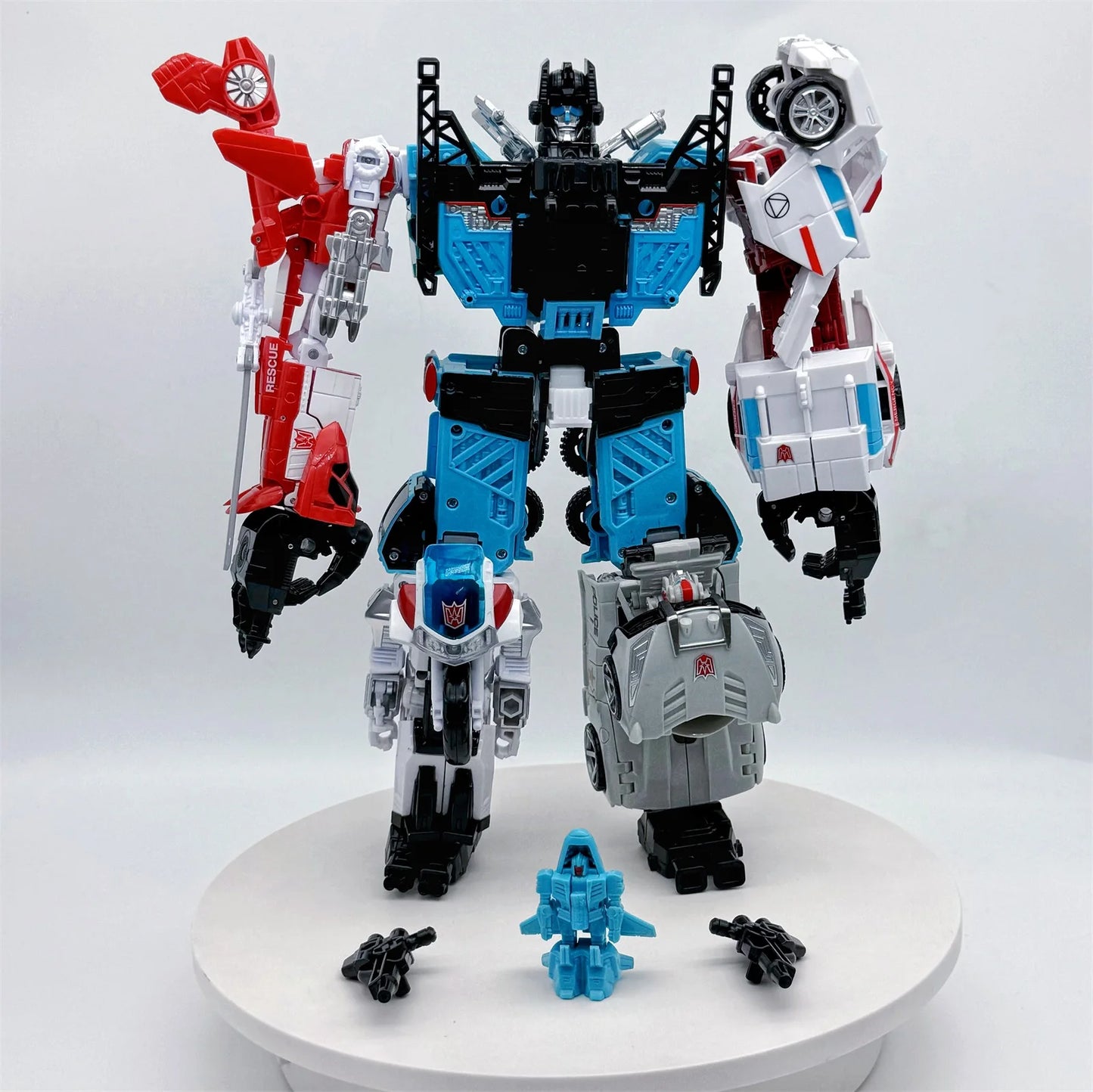 EZ Transformation Robot Toys HZX Defensor Bruticus Superion Devastator IDW 5 IN 1 6 IN 1 ONE NO BOX Sets Action Figure KO 6in1