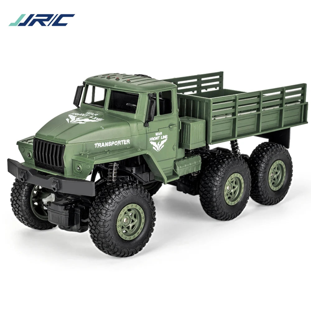 EZ JJRC 1/18 Rc Car Off-Road  2.4G Radio Controlled Car Military Electric Machine 10Km/h Rc Buggy Children's Cars Toys for Boys kid