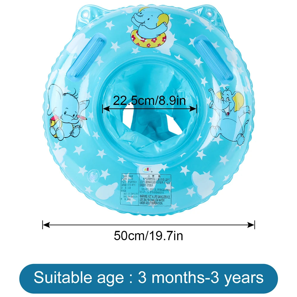 EZ Baby Swimming Float Ring Pool Bathtub Toys Pool Accessories for Kids  Swimming Circle Float Seat Summer Beach Pool Party 1 2 3 Y