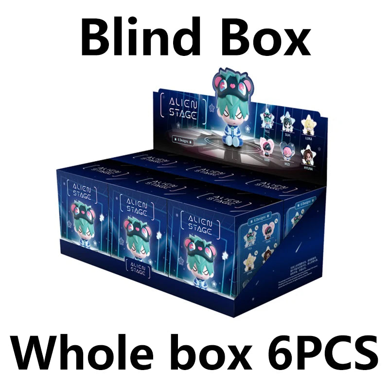 EZ Blind Box Alien Stage Free Stage Series TILL LUKA Two-dimensional Animation Peripherals Collection Model Doll Surprise Gifts Toy