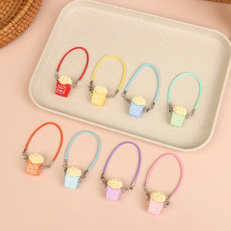 EZ Mini Dollhouse Popcorn Bag Crossbody Bags Dolls Hanging Decoration Cute Plush Labubu Doll Decor Accessories Kid Toys