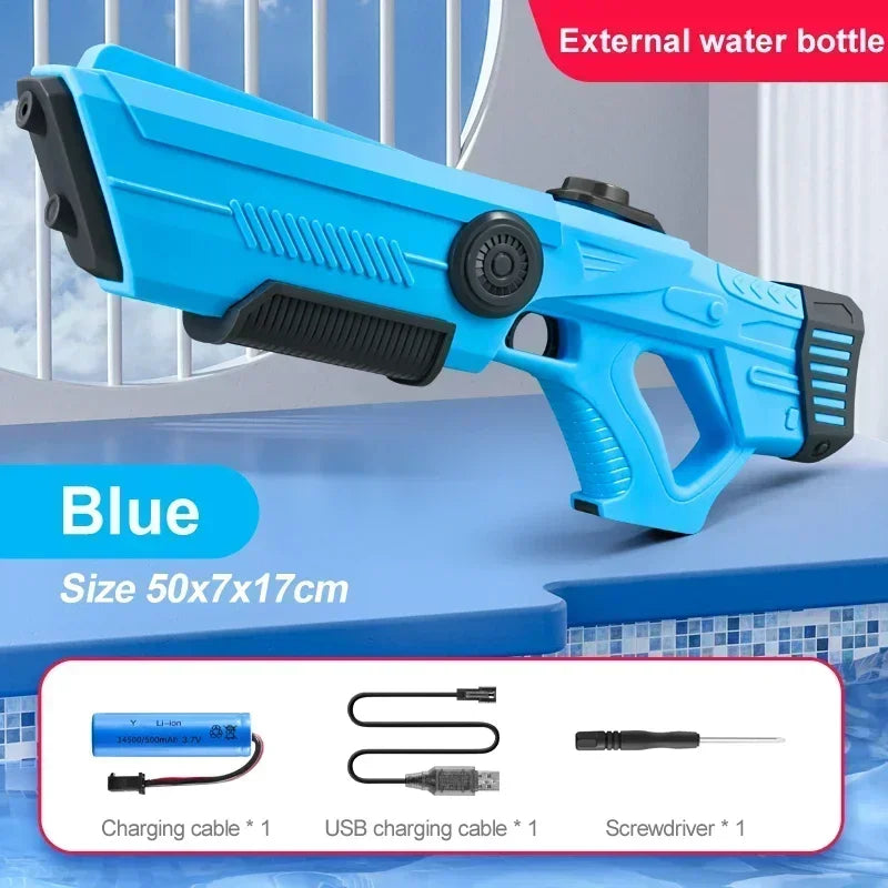 EZ Automatically Water High Pressure Electric Water Gun Toys for Kids Summer Outdoor Pool Fight Games Children Water Toys Boys Gift