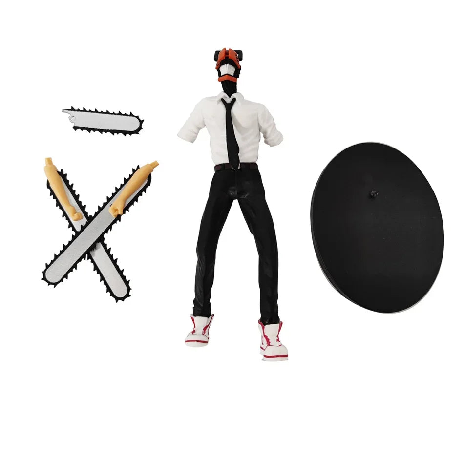 EZ 18cm Chainsaw Man Anime Figure Power Denji Action Figure PVC Chainsaw Man Power Figurine PVC Adult Collection Model Doll Toys