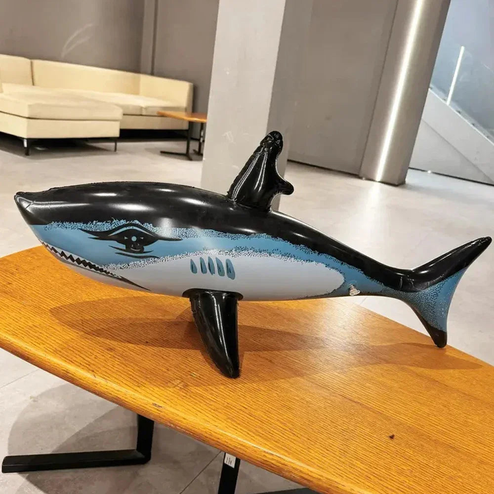 EZ 1-3pcs Inflatable Shark Toy Beach Pool Party Swimming Game Toy Water Sports Inflatable Toys Gift