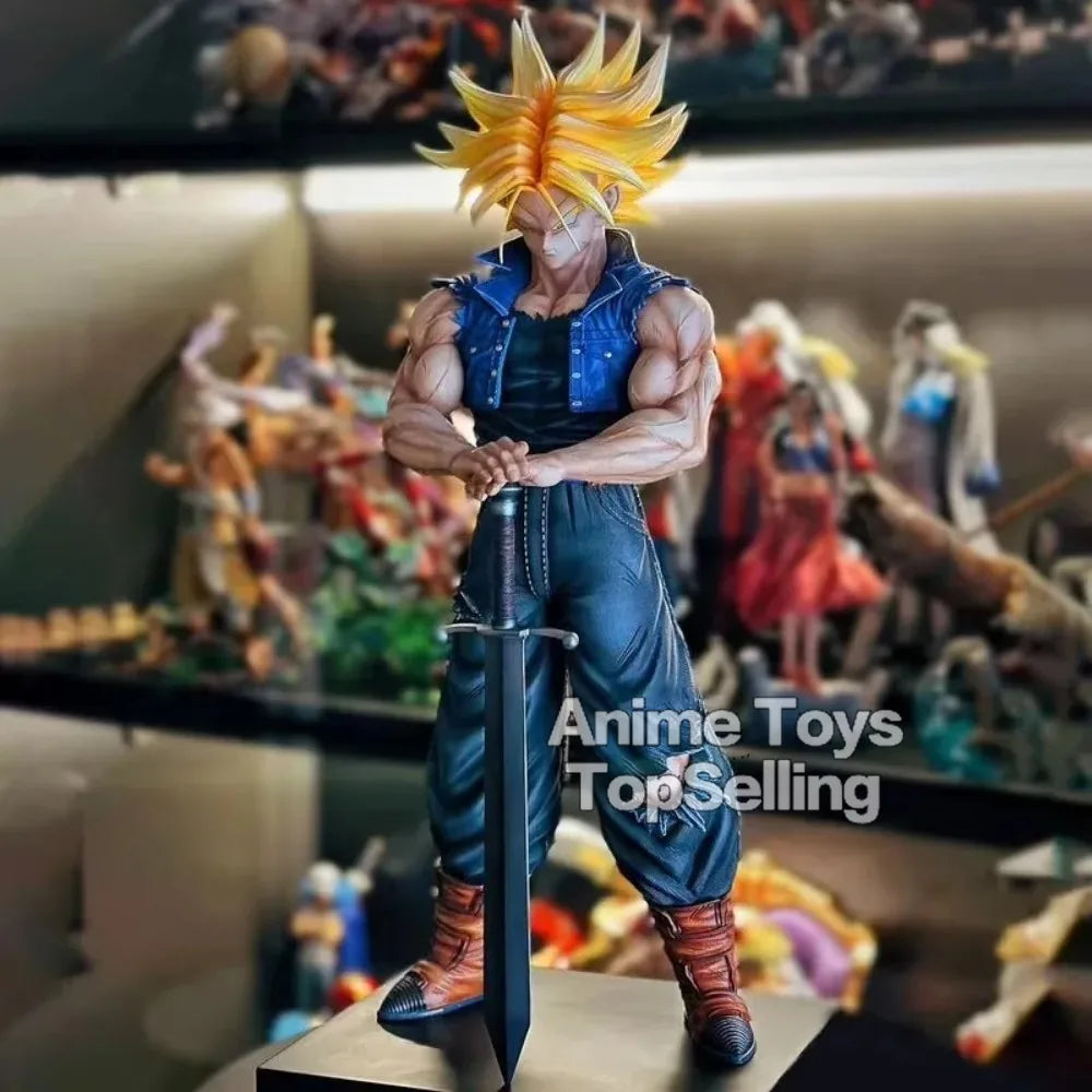 EZ 25cm/9.84in Anime Dragon Ball Z Figure Trunks Action Figures Pvc Statue Collection Model Toys for Children Gifts