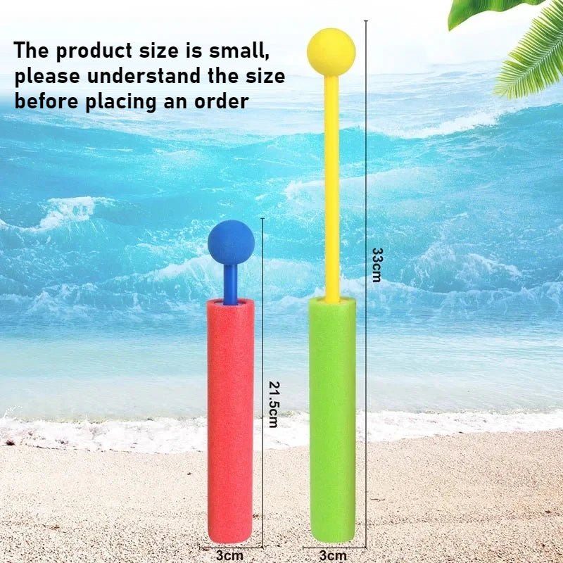EZ 4pcs Water Blaster Water Guns for Kids Shooter Portable 4 Colors 30ft Range Children Foam Water Gun Summer Swimming Pool Toys