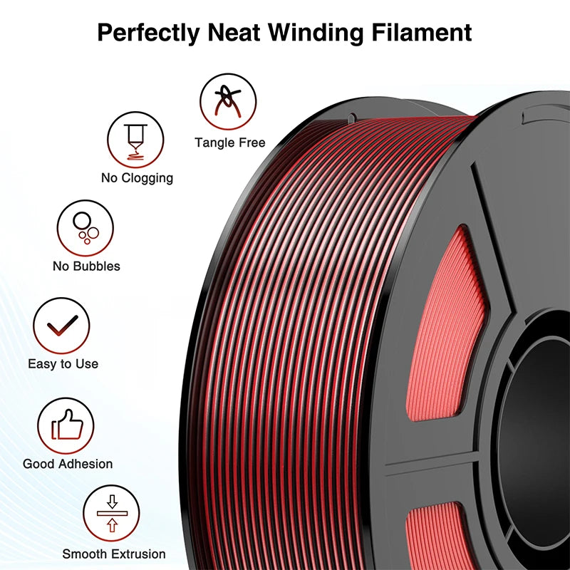 EZ 3D Printing Filament, 1KG Silk PLA Filament 1.75mm, Dimensional Accuracy +/- 0.03mm, Fits for Most 3D Printers and 3D Pens