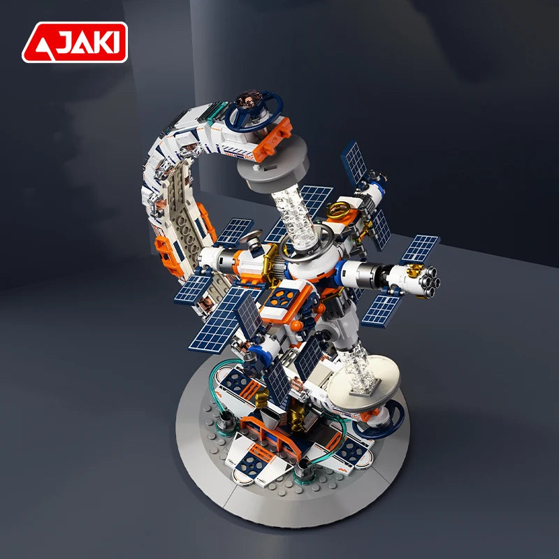 EZ CK003 Space Tide Play series Dawn Dawn Globe collectible grade building blocks assembled adult student educational toys