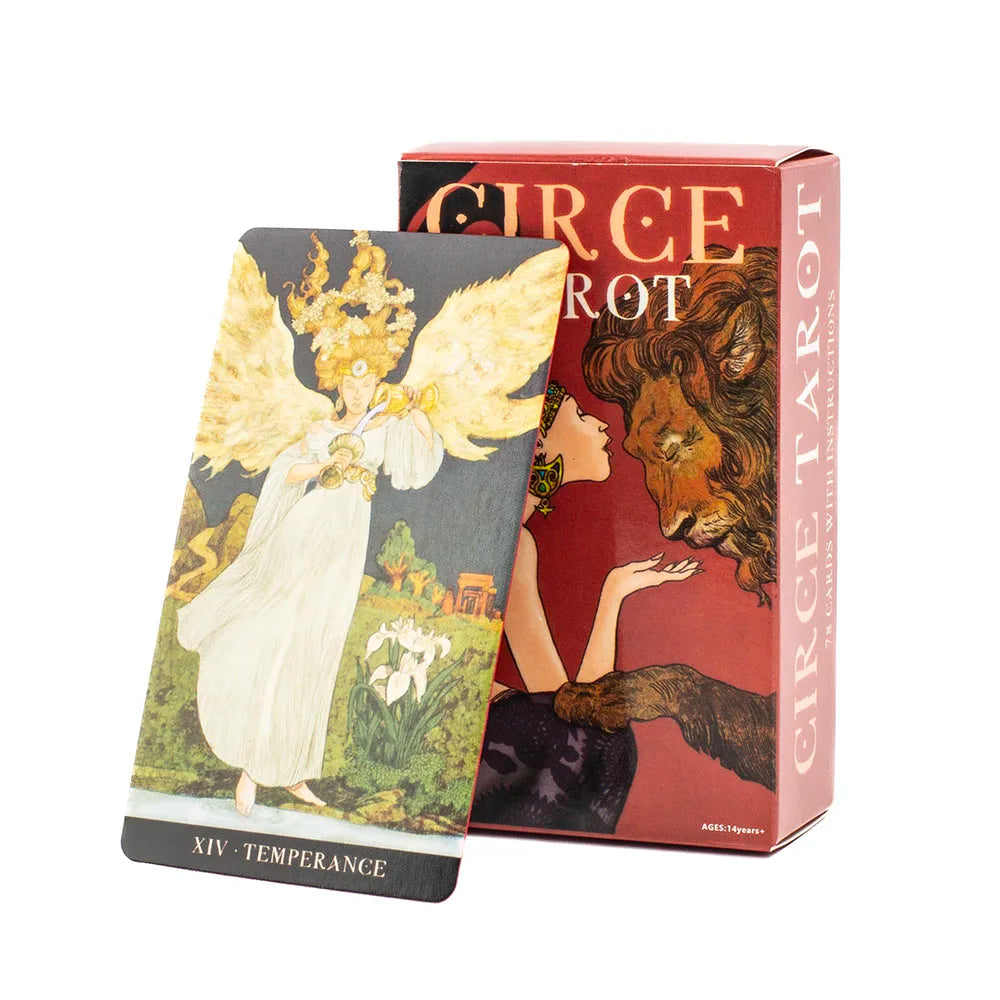 EZ 78 Card Deck Kitten Tarot Oracle Card Fate Divination Leisure Entertainment Family gatherings Tarot Card Game