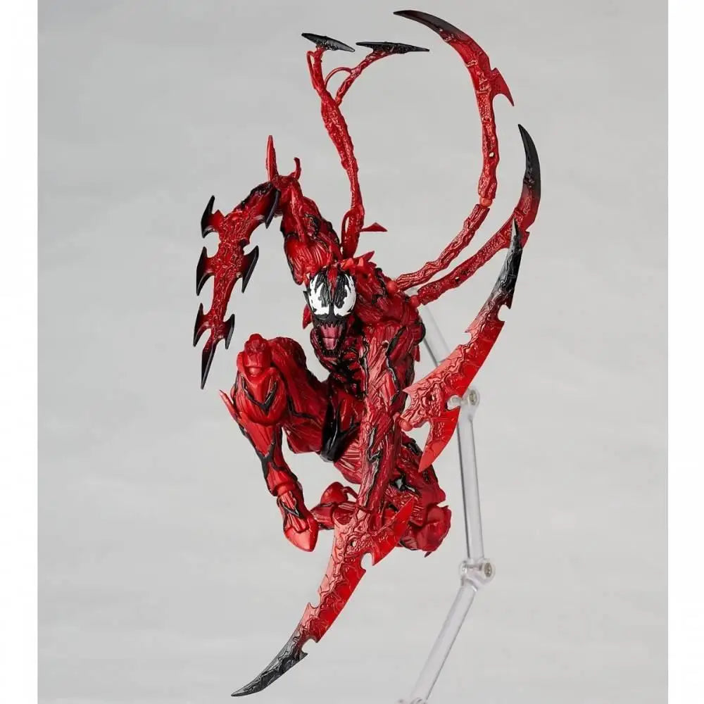 EZ AMAZING YAMAGUCHI Carnage Venom Spider Man Marvel legends Action Figure Joint Movable Change Face Statue Model kids for Toy Gift