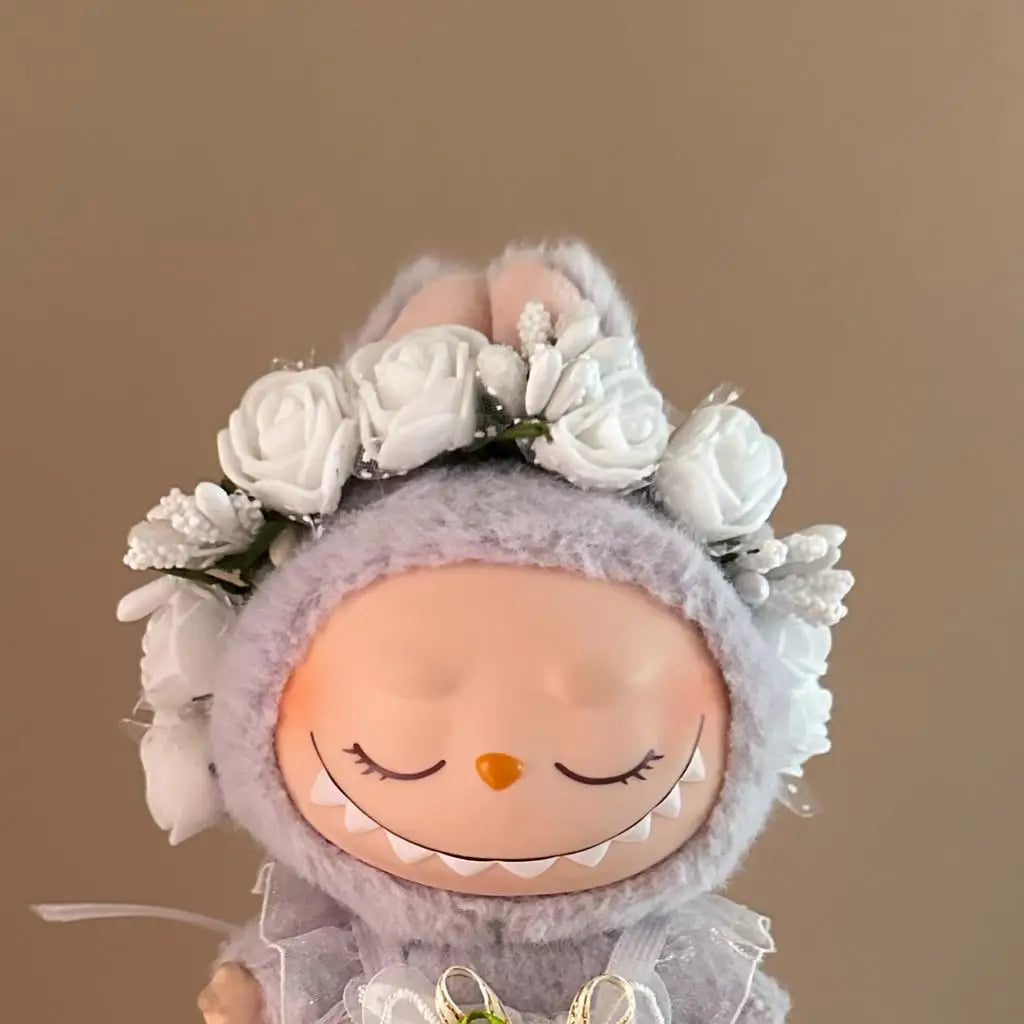 EZ Mini Doll'S Clothes Outfit Accessories For 15-17cm Ropa Labubu and 10cm cotton doll Princess style strap skirt Clothing