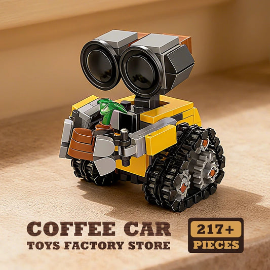 EZ Space Mini Robot MOC Building Bricks Toys 217Pcs Tracked Bot Model Classic Movie Sci-Fi Blocks Dolls Kids Adult Christmas Gifts