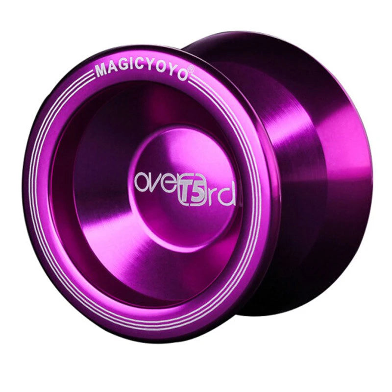 EZ Professional Magic Yoyo T5 Overlord Aluminum Alloy Metal Yoyo 8 Ball KK Bearing with String for Kids Outside Sports Toy