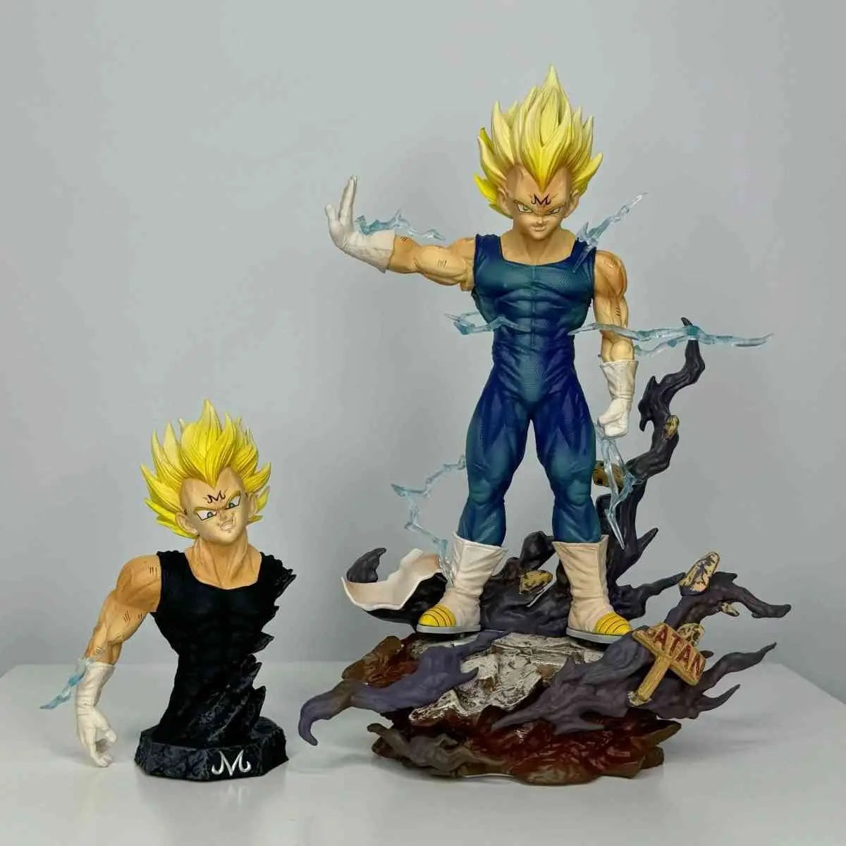 EZ Dragon Ball Z Figure Majin Vegeta Anime Figurine 22cm PVC Action Figures Decoration Collection Model Toys Kids Christmas Gifts