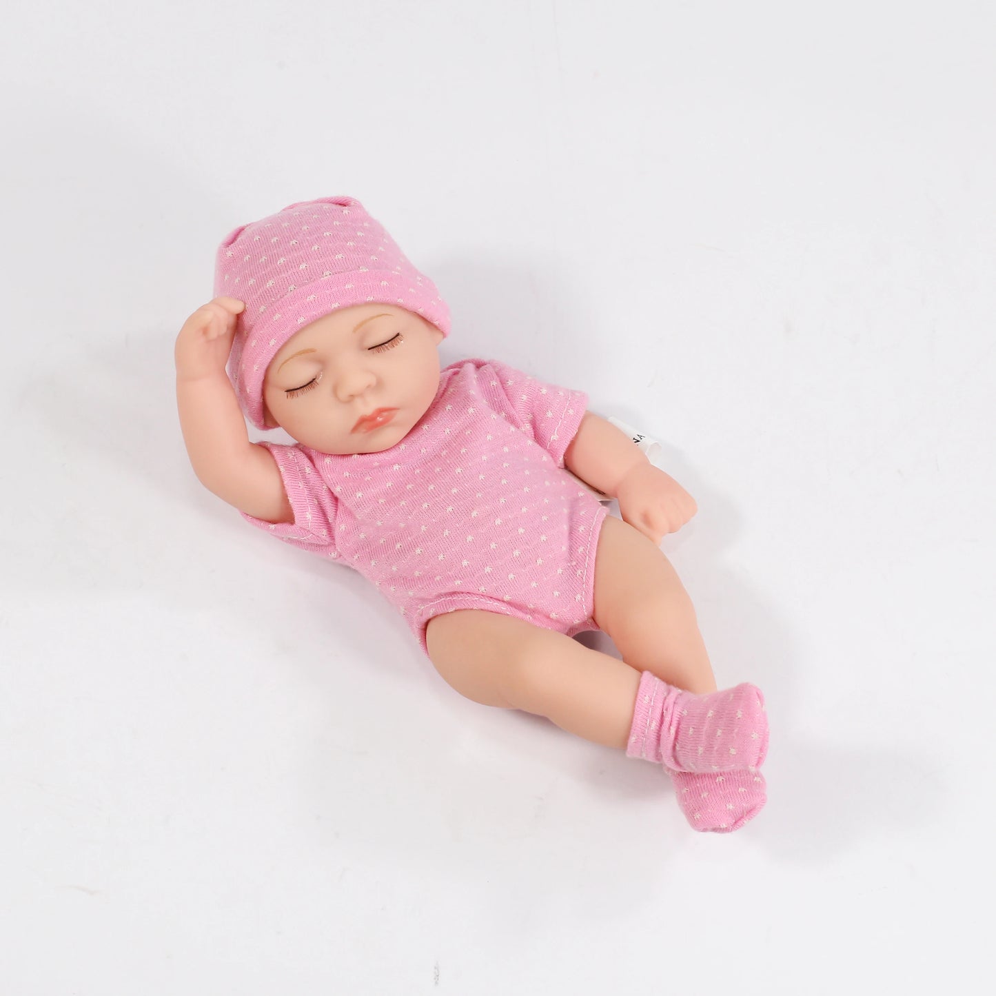 EZ New Soft Vinyl Reborn Dolls 20cm Baby Reborn Toys Waterproof Vinyl Bebe Doll Cute Mini Reborn Baby Doll For Girls Birthday Gift