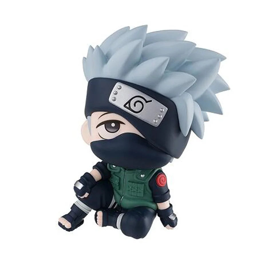 EZ 9cm Naruto Anime Figure Naruto Kakashi Action Figure Q Version Kawaii Sasuke Itachi Figurine Car Decoration Collection Model Toy