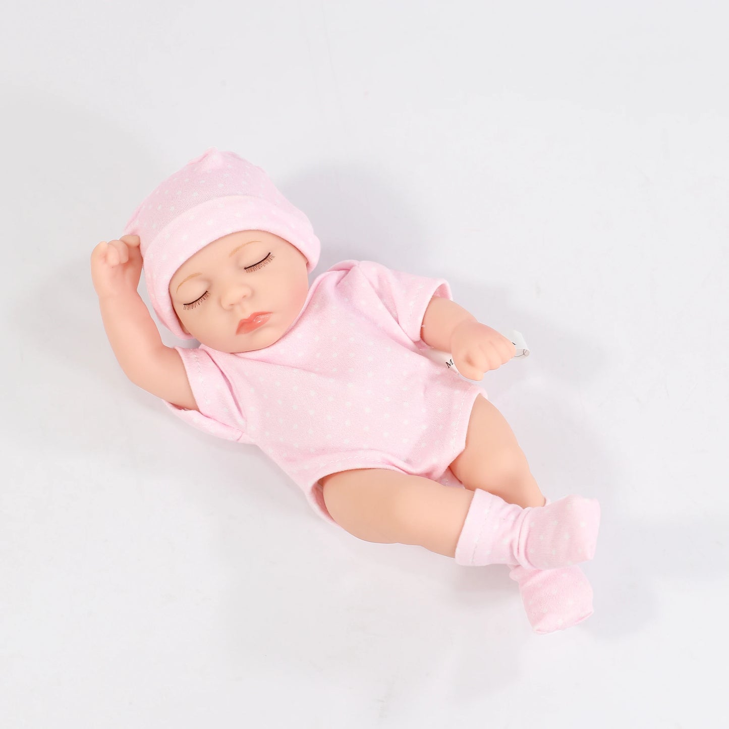 EZ New Soft Vinyl Reborn Dolls 20cm Baby Reborn Toys Waterproof Vinyl Bebe Doll Cute Mini Reborn Baby Doll For Girls Birthday Gift