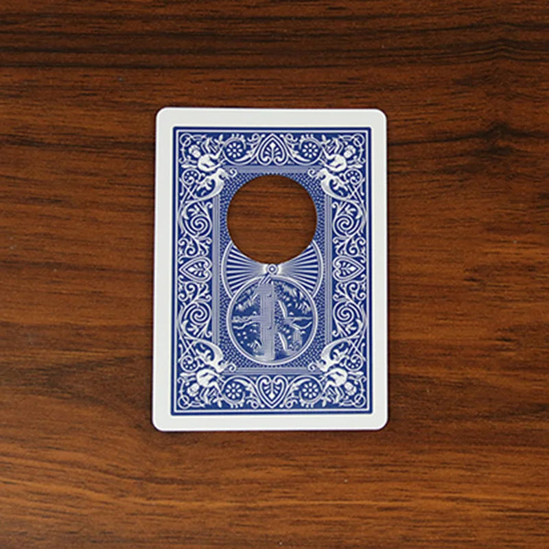 EZ Color Changing Black Hole Magic Tricks Card Vanishing Close Up Props Easy To Do Magician Props Illusion Gimmick