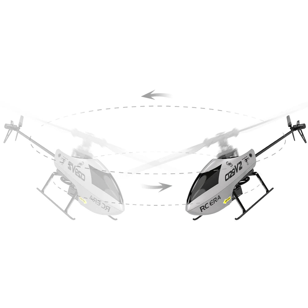 EZ RC ERA C129V2 RTF RC Helicopter 2.4GHz 6-axis Gyroscope One Click 3D Flip Remote Control Aircraft Hobby Toys
