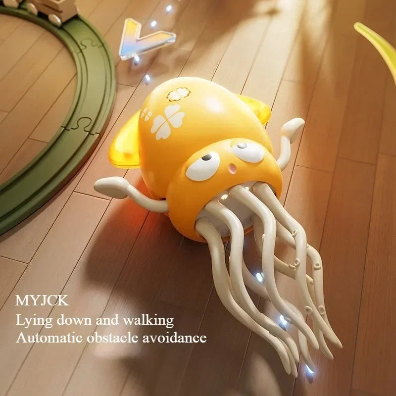 EZ Dancing Octopus Kid Electronic Pet Toys Cartoon Interactive Development Moving Education Toddler Toy Gift Creative birthday gift
