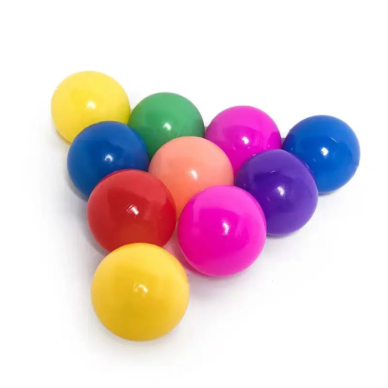 EZ 100PCS Outdoor Sport Ball Colorful Soft Water Swim Pool Ocean Wave Ball Baby Eco-Friendly Stress Air Ball Tent Toys for Children