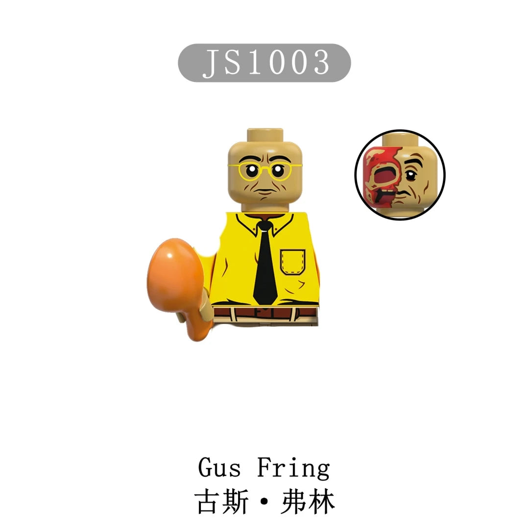 EZ Breaking Bad Season Heisenberg Walter White Gus Fring Saul Goodman Building Blocks Mini Action Figures Bricks Model Toys
