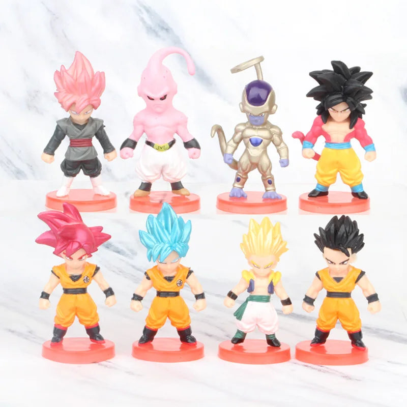 EZ Dragon Ball Action Figure SHF Super Saiyan Anime Figurine Movable and Modifiable Doll Model Collection Toys Gifts ﻿
