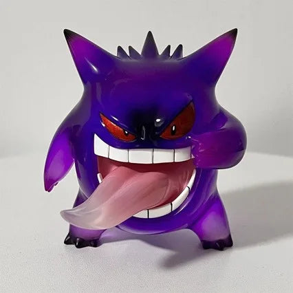 EZ Pokemon Gengar Sticking Tongue Out Different Colors Anime Action Figure Game Statue Collectible Kawaii Model Kids Toy Doll Gift