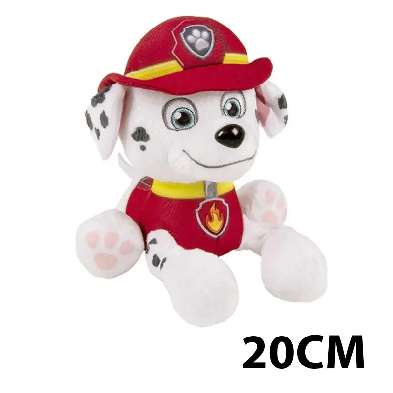 EZ Paw Patrol Plush Doll Chase Rock Animal Dog Cartoon Model Action Figures Movies Peripherals Children Birthday Gift