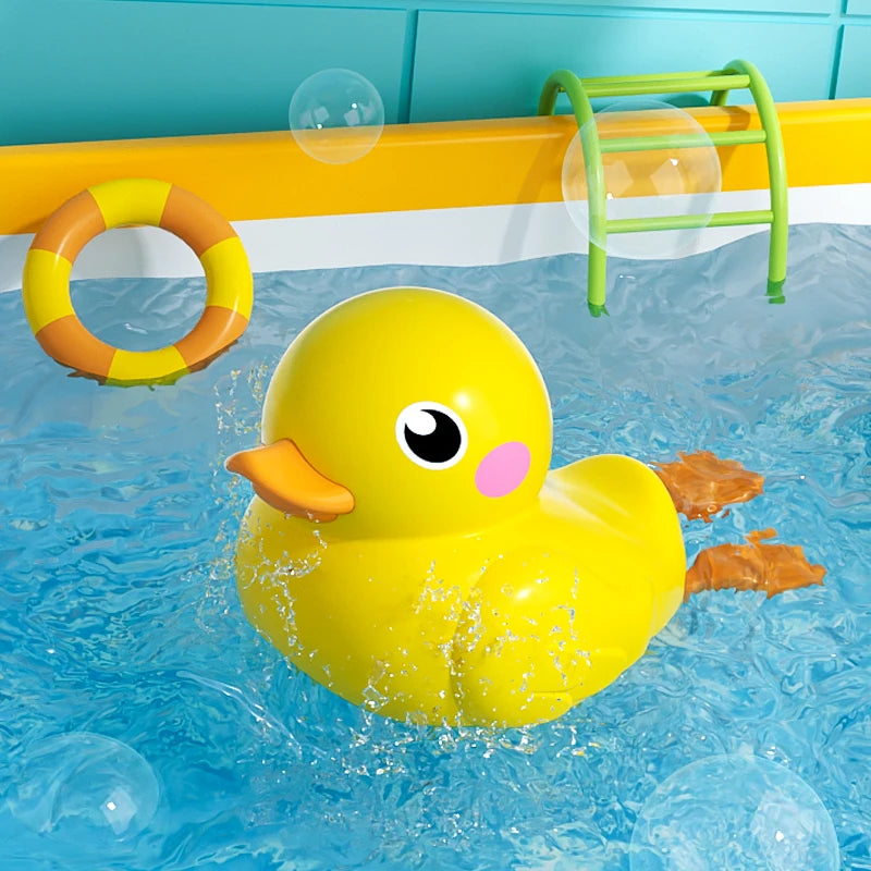 EZ Kids Bath Toys Baby Cute Duck Penguin Egg Water Spray Sprinkler Bathroom Sprinkling Toy Beach Shower Swimming Toddler Toys Gift