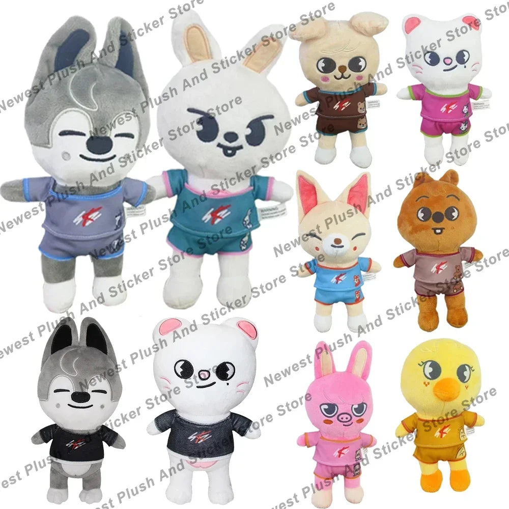 EZ 32style 23cm Plush Toy Kawaii Skzoo Stray Plush Cartoon Stuffed Animal Doll Kawaii Companion Toys Room Decor Children Gift