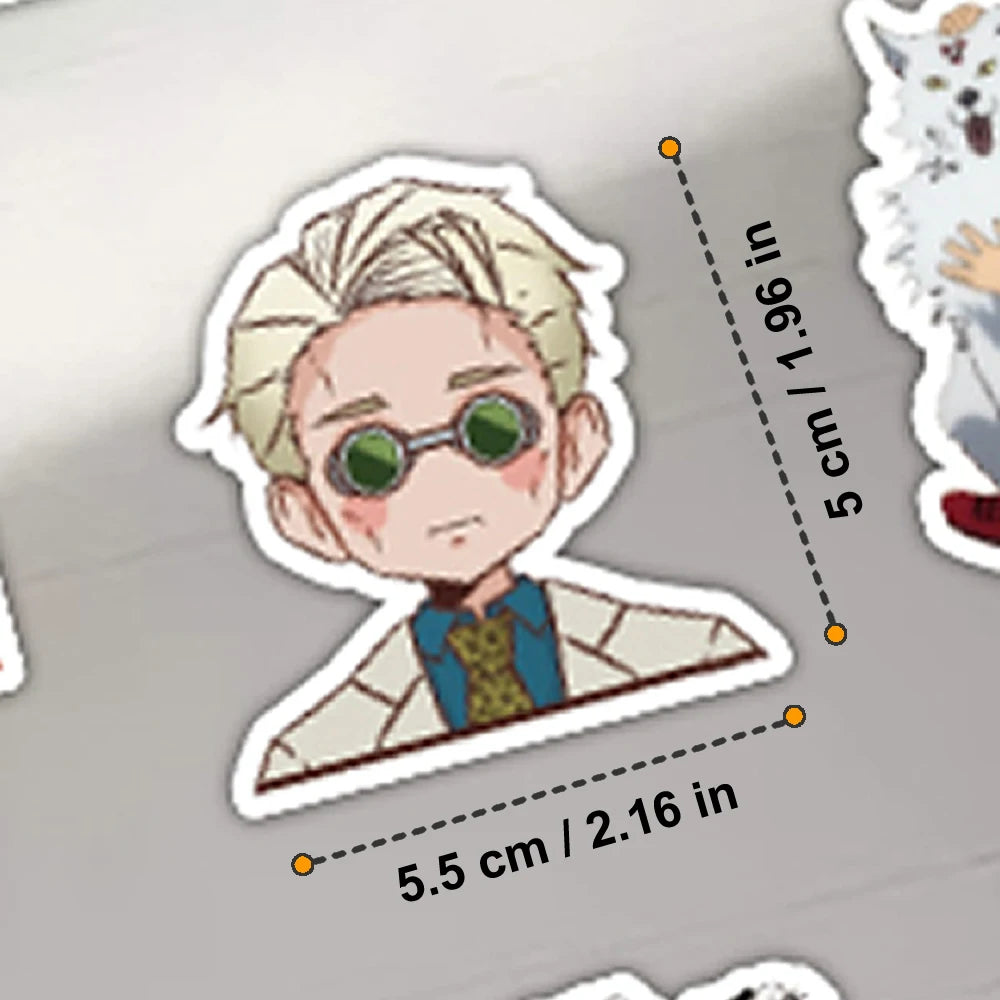 EZ 30/60/180pcs Cool Anime Jujutsu Kaisen Stickers Satoru Gojo Decals Skateboard Laptop Motorcycle Waterproof Classics Toys Sticker