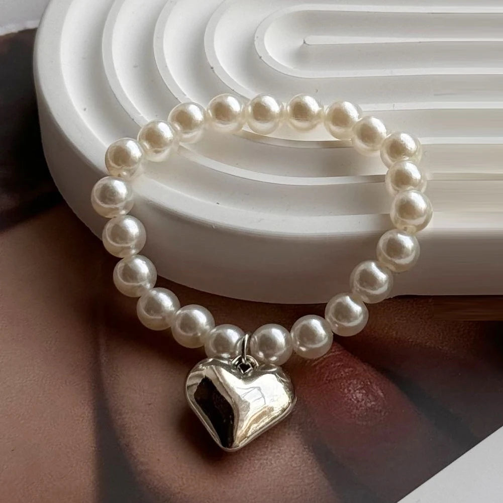 EZ 17cm Labubu Macaron Sitting Party  Ornament DIY Cute Cartoon Plush Pendant Pearl Necklace Chain Alloy Accessory  Labubu Outfit