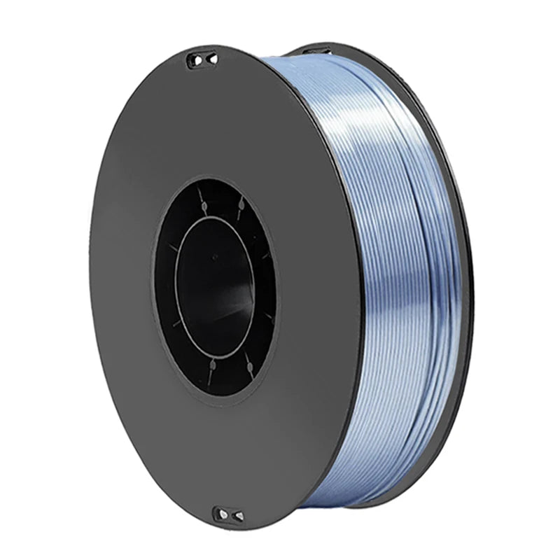 EZ 1Kg Dual Colour 3D Printing Filament silk PLA Blue silver 1.75MM Printing Material Silk PLA silver blue 2 Colours 200g