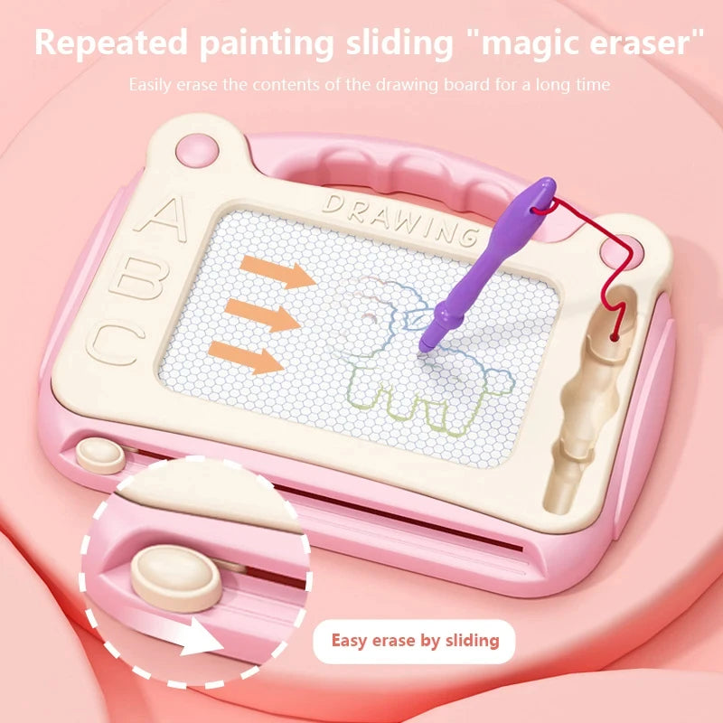 EZ Children's Magnetic Drawing Board Writing Board Colored Graffiti Board Art Education Drawing Toy Interactive Early Education Toy