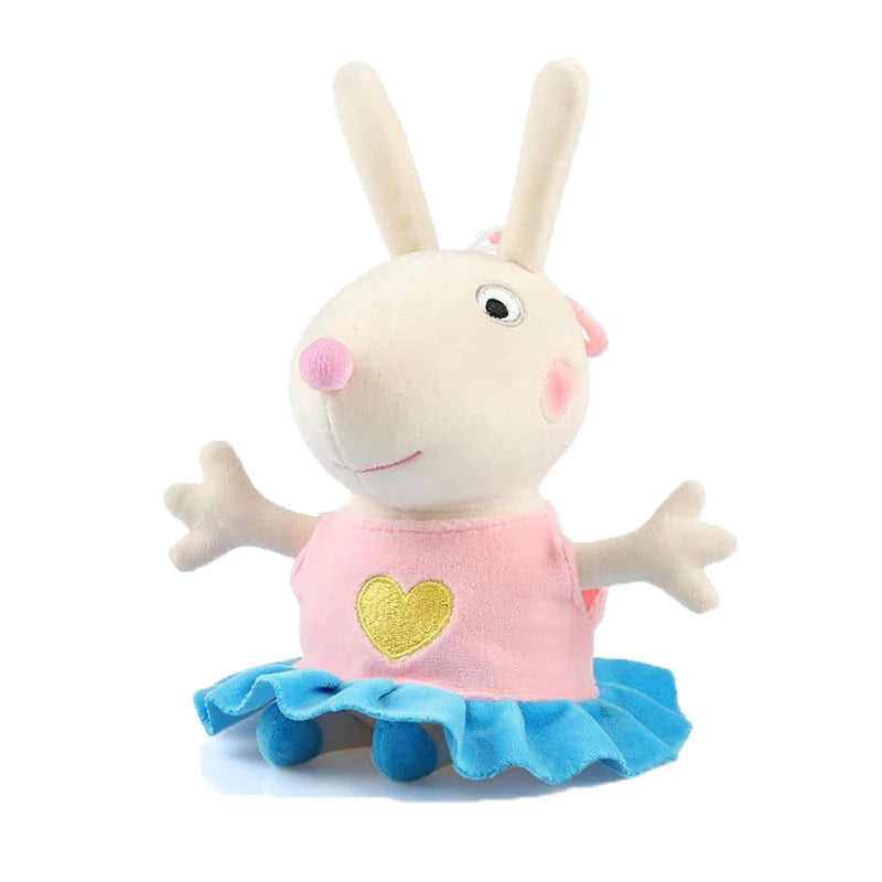EZ 19cm 100% Genuine PEPPA PIG Stuffed Soft Doll Peppa George Zoe Suzy Rebecca Emily Danny Pedro bear Dinosaur Children Plush toy