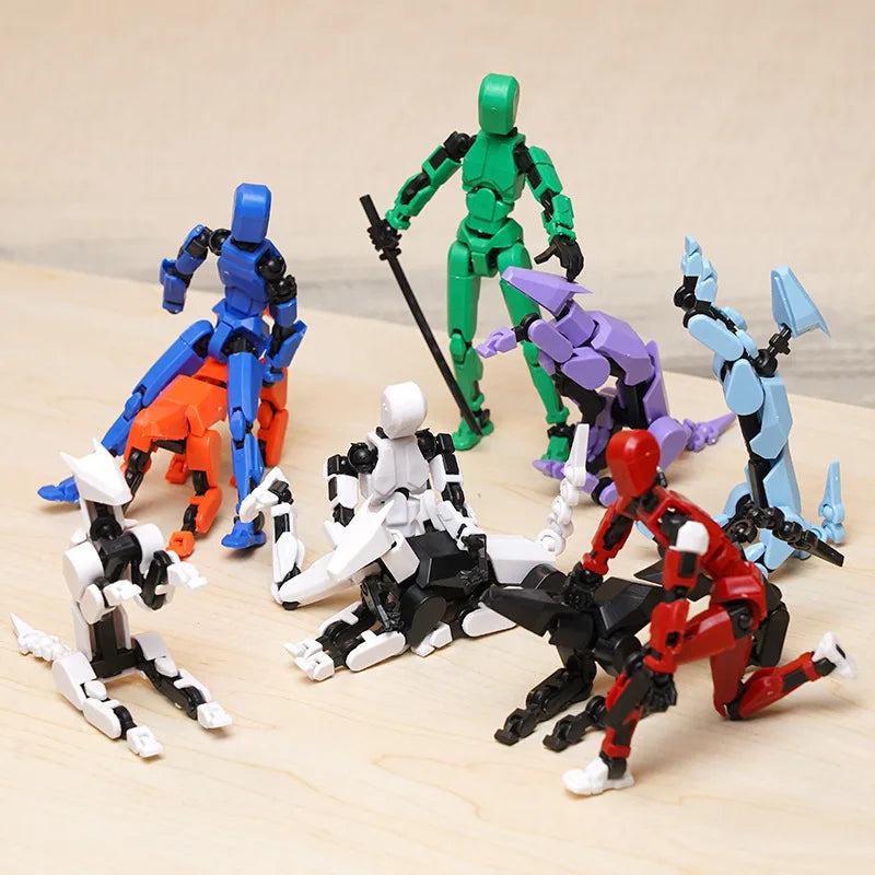 Lucky Puppets 13 Doll,Multiple Styling Combinations Robot Model