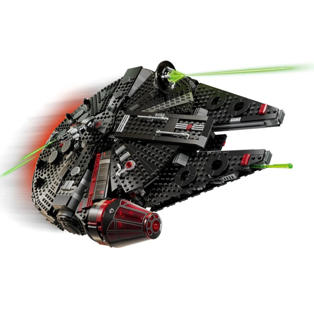 EZ New Falcon Millennium Dark Spaceship Model Building Blocks Puzzle Battle Series Toys Adult Boy Birthday Gift