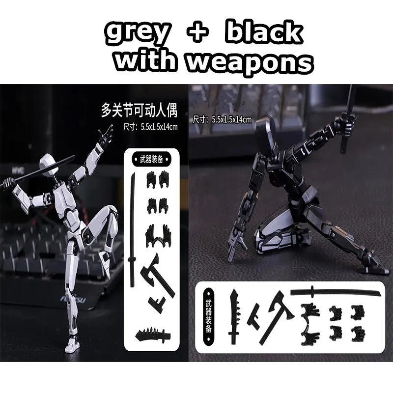 Lucky Puppets 13 Doll,Multiple Styling Combinations Robot Model