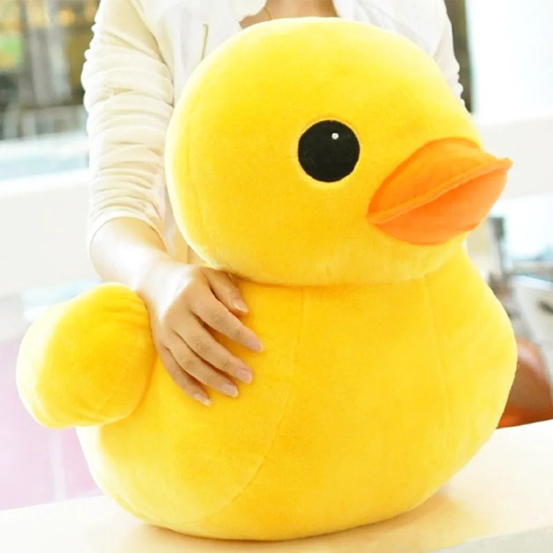 EZ Kawaii Big Yellow Duck Mini Plush Dolls Toy Cute Soft Cartoon Stuffed Animal Toys Birthday Gifts for Children Kids Baby Girl