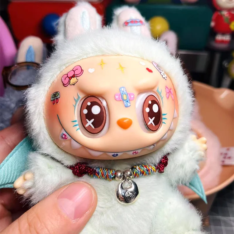 EZ 17cm Labubu V1v2 Eye Makeup Color False Eyelash Customization Gorgeous And Exquisite Eye Makeup Stickers Eyelash Stickers