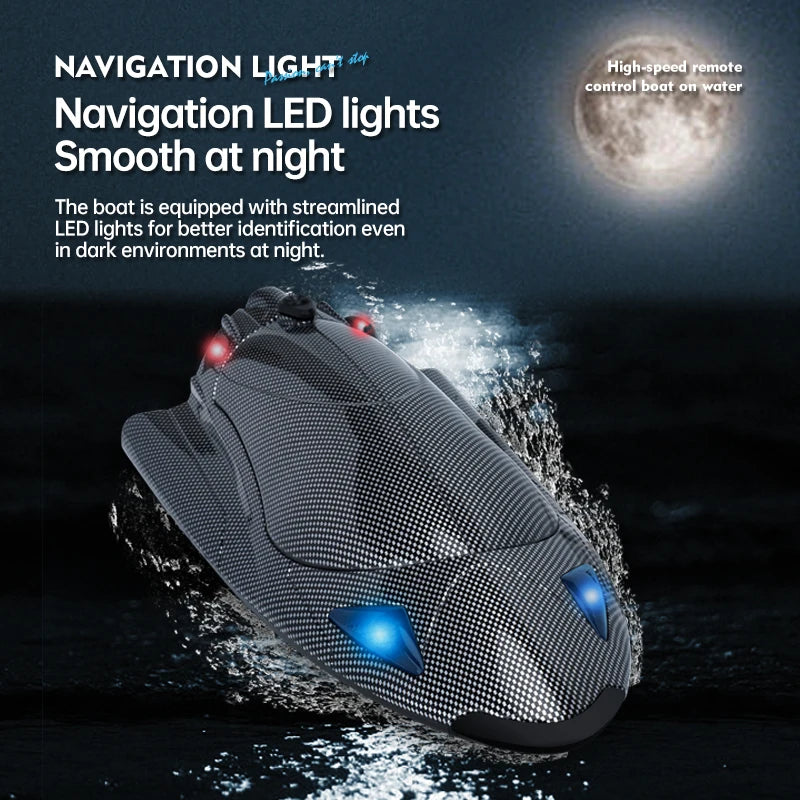 EZ Fy011 New 2.4g Adult Children Electric Speedboat Racing Water Toy Boat High-speed Turbojet Remote Control Boat Christmas Gift