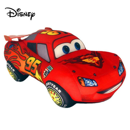EZ 2024 New 17/25/35cm Disney Car Toy Lightning Mcqueen Plush Toy Cute Cartoon Car Plush Toy Boys And Girls Birthday Gift
