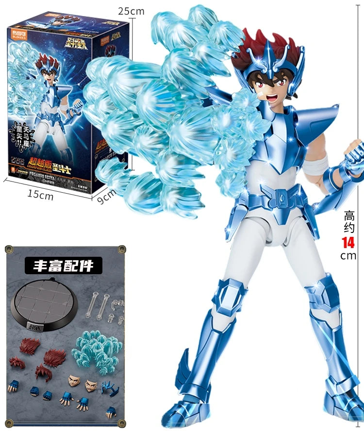 EZ Blokees Gold Saint Building Block Saint Seiya Assembling Toys Shura Aiolos Hidden items Assembly Figure Children Birthday Gift