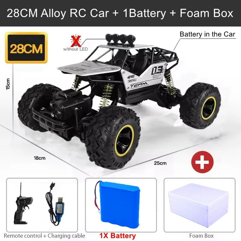 EZ Oike RC Car Remote Control Climbing Vehicle Outdoor All Terrain Off-road Trucks 4WD Racing Drift Cars Toy Gift for Kids Adults