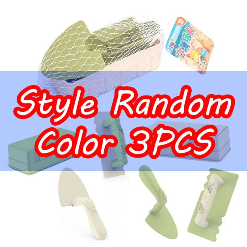 EZ Children Beach Toys Shovel Sandbox Castle Building Sand Brick Walls Molds Tools Summer Outdoor Games Kids Play Water Sands Toys